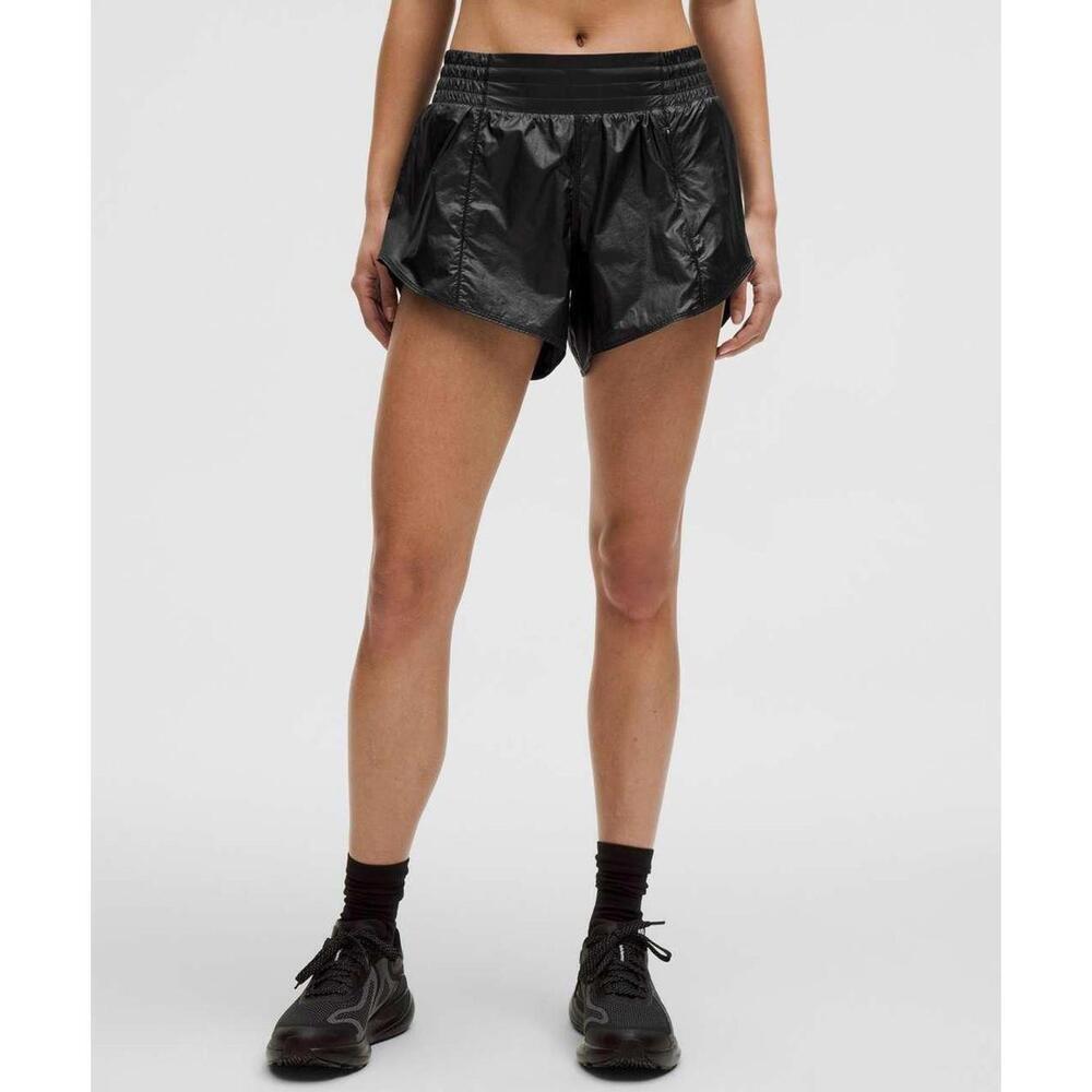 NWT Lululemon Hotty Hot High-Rise Lined Short‎ 4" *Matte Sheen